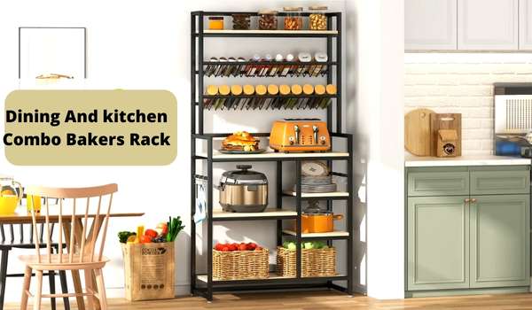 Dining And kitchen Combo Bakers Rack