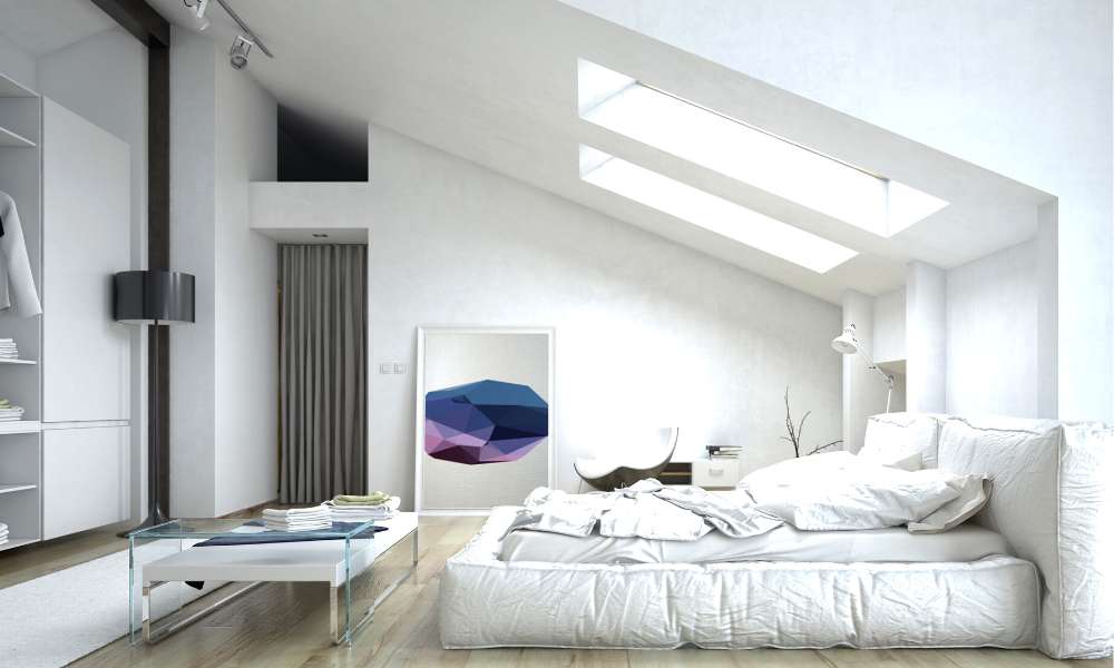 How to Decorate a Slanted Wall Bedroom