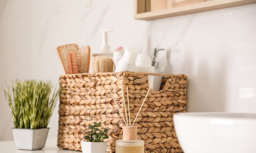 Warm-Up Cool Bathrooms with Rattan