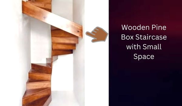 Wooden Pine Box Staircase