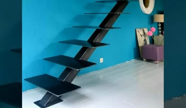 Different Colour Vertical Staircase