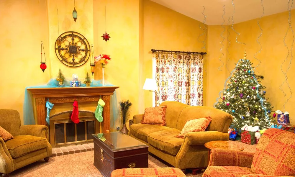 Christmas Decoration for Small Living Room Color