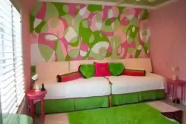 Pink And Lime Green Combination