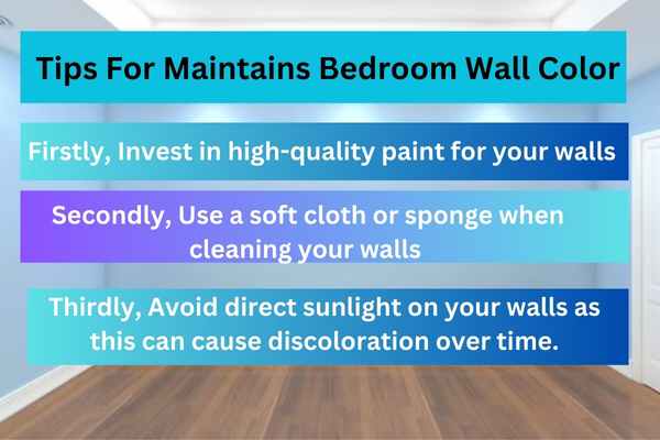 Tips For Maintains Bedroom Wall Color